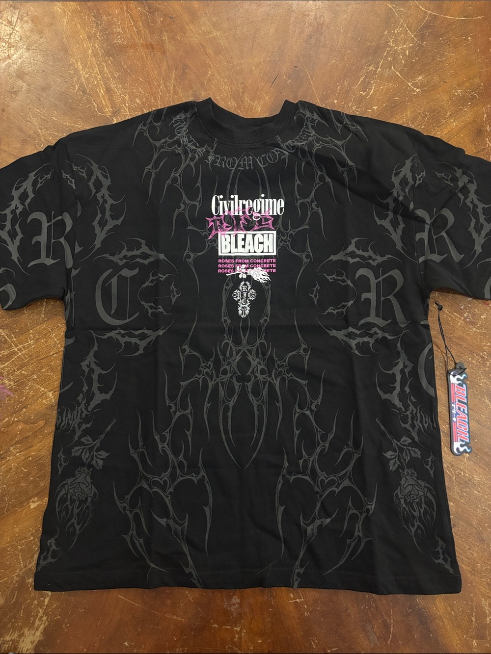 Bleach z Civil Regime Oversized Men’s T-Shirt